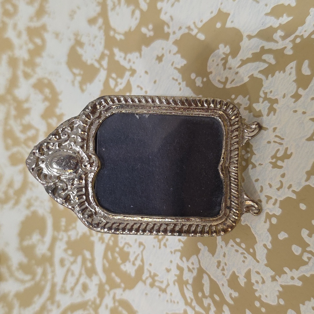 Miniature Dollhouse Gold Angel Picture Frame Charms 70s - Picture 7 of 9